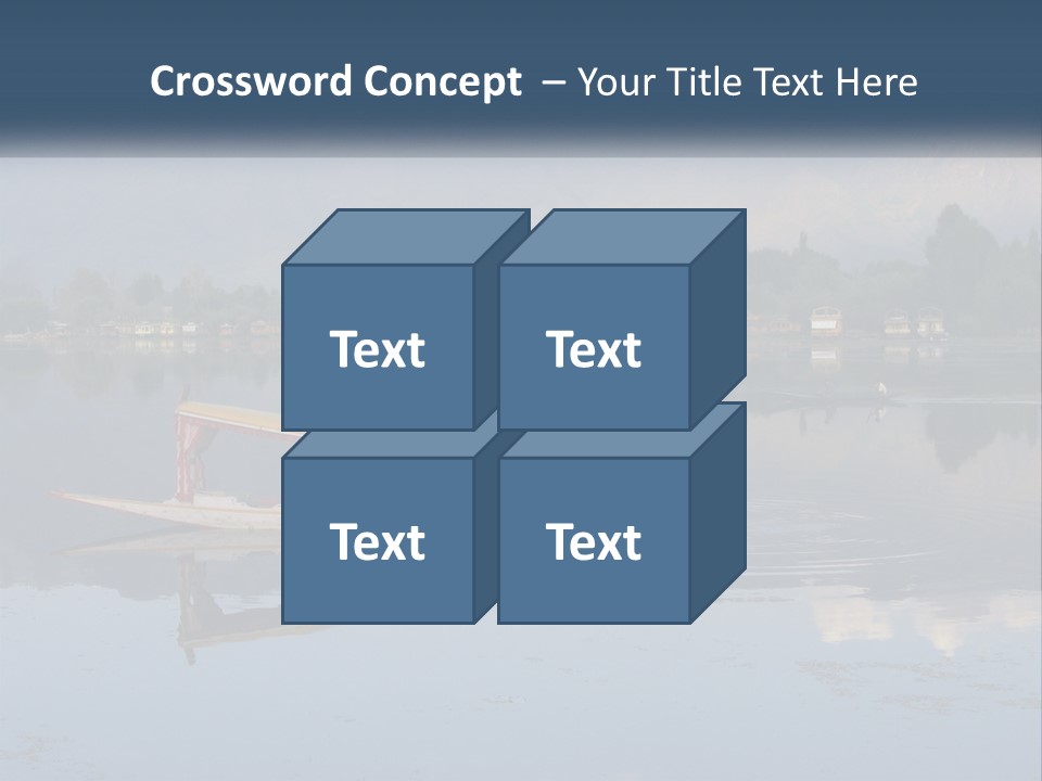 Kashmir Seller Lake PowerPoint Template