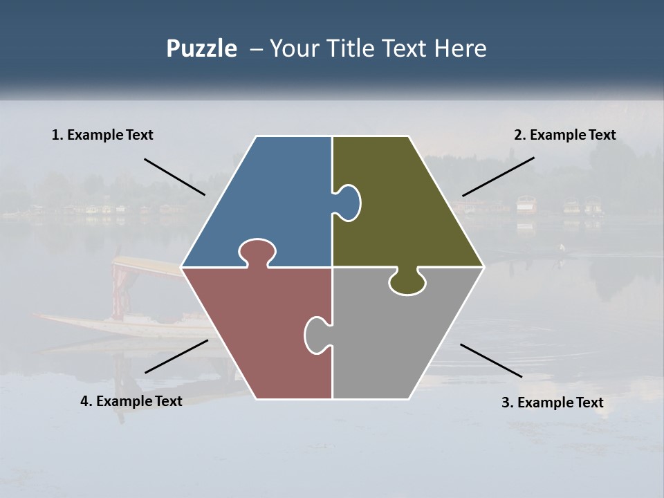 Kashmir Seller Lake PowerPoint Template