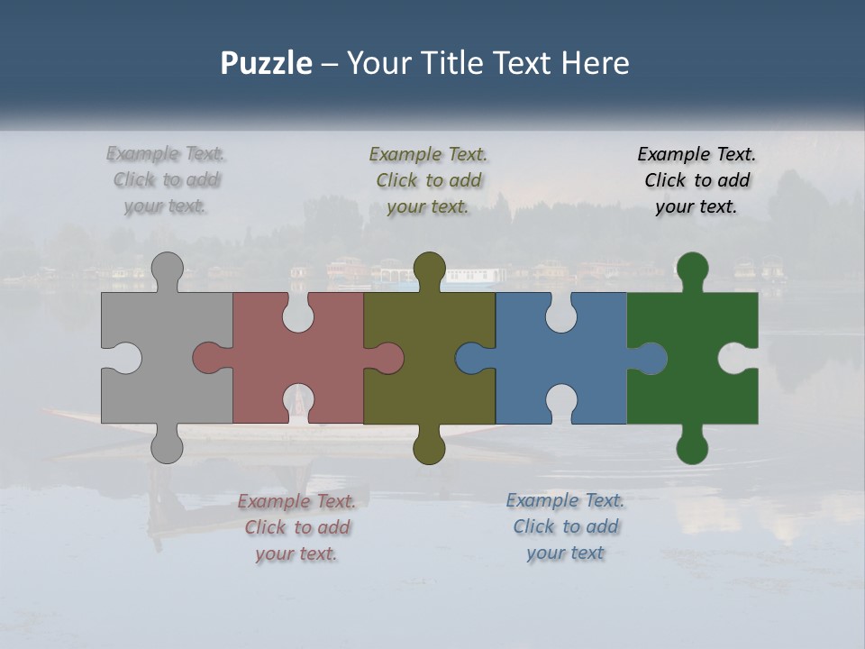 Kashmir Seller Lake PowerPoint Template