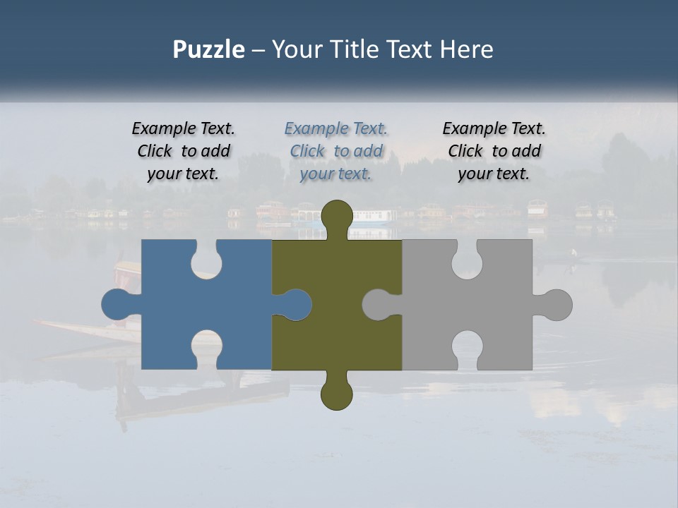 Kashmir Seller Lake PowerPoint Template