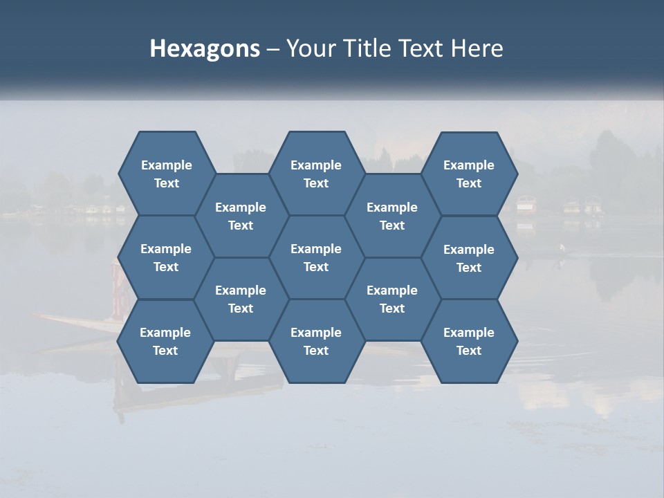 Kashmir Seller Lake PowerPoint Template