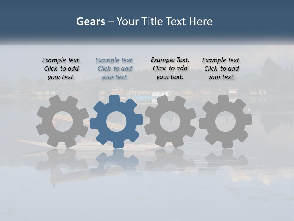 Kashmir Seller Lake PowerPoint Template