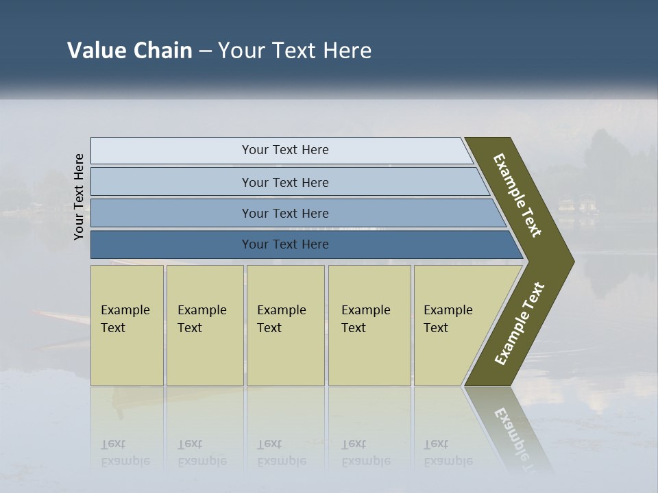 Kashmir Seller Lake PowerPoint Template