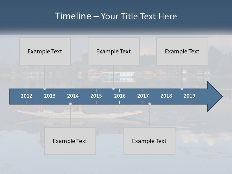 Kashmir Seller Lake PowerPoint Template