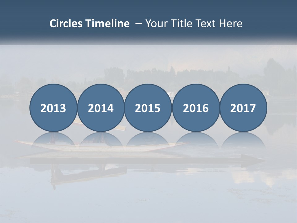 Kashmir Seller Lake PowerPoint Template