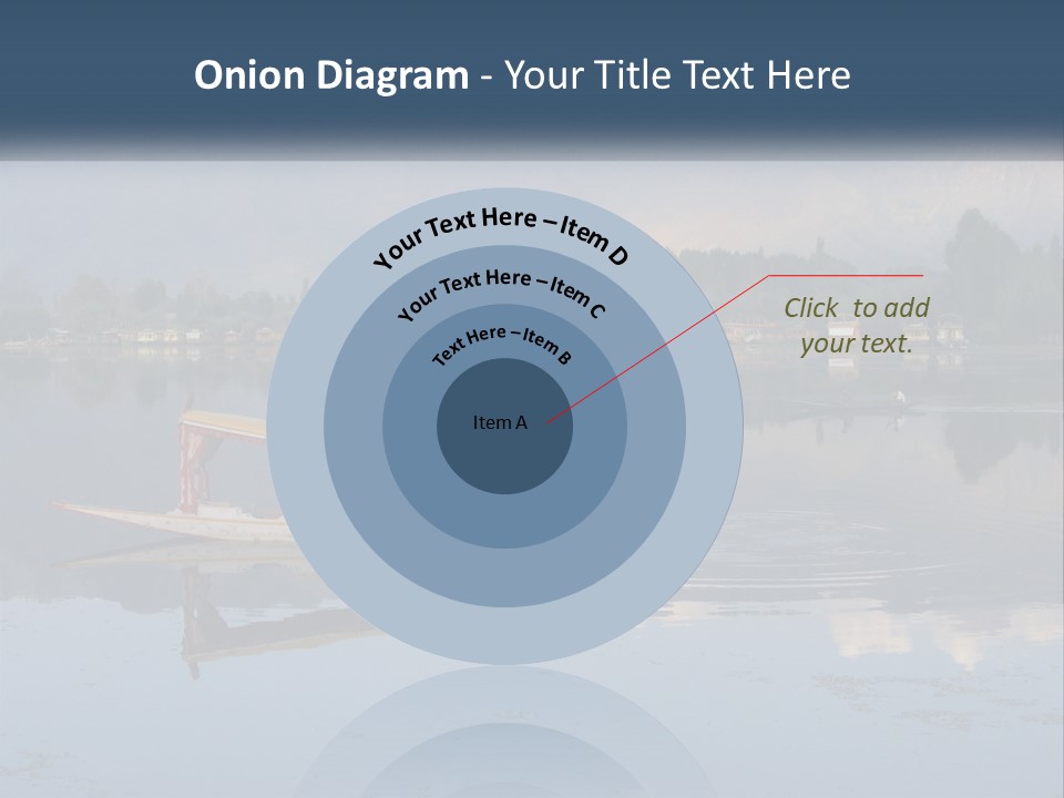 Kashmir Seller Lake PowerPoint Template