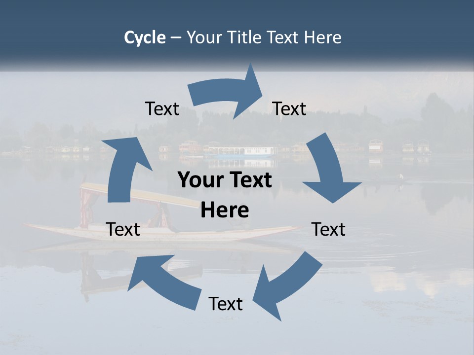 Kashmir Seller Lake PowerPoint Template