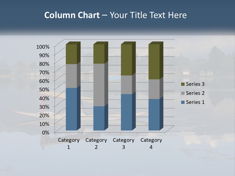 Kashmir Seller Lake PowerPoint Template