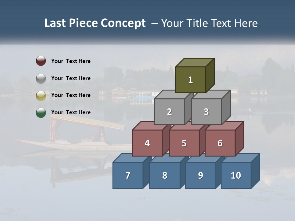 Kashmir Seller Lake PowerPoint Template