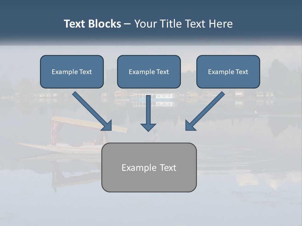 Kashmir Seller Lake PowerPoint Template