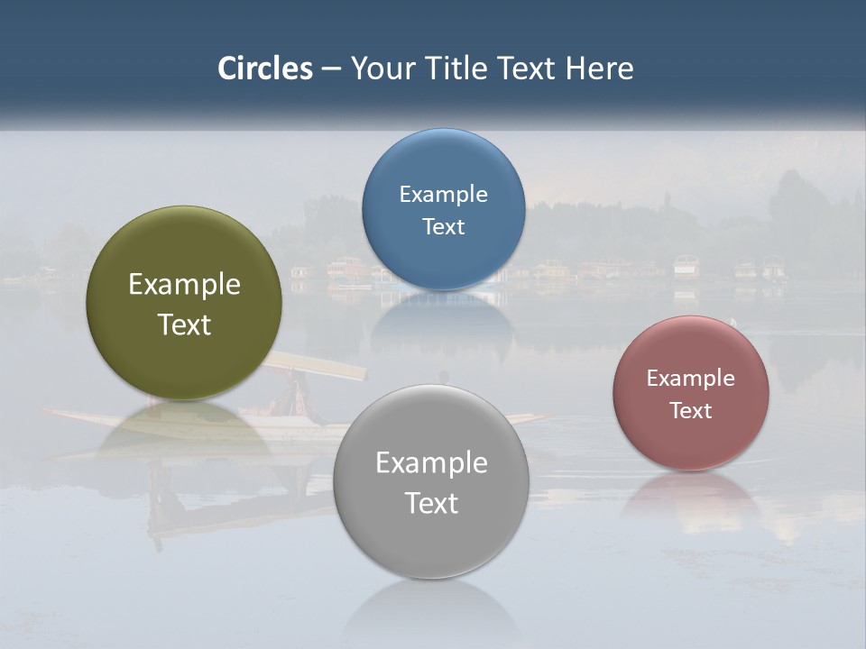 Kashmir Seller Lake PowerPoint Template