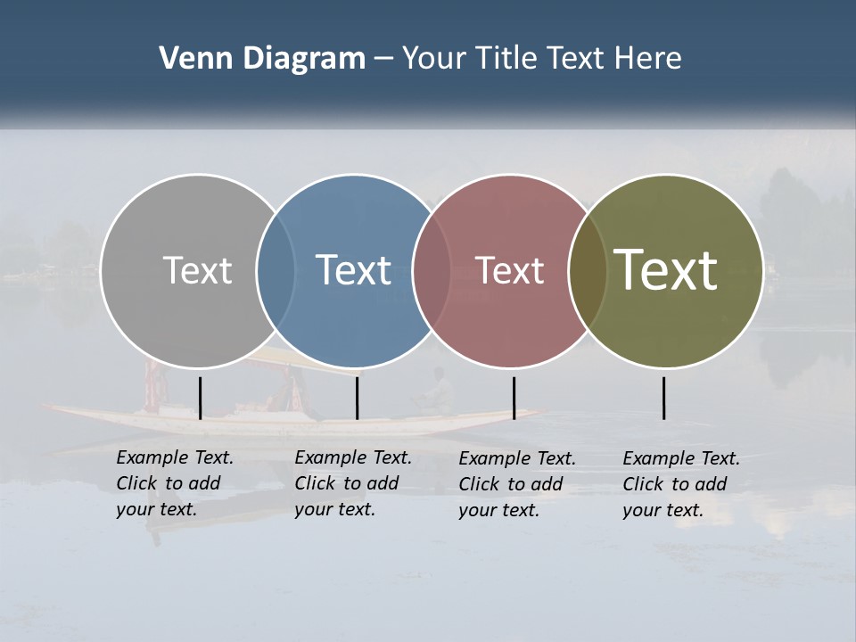 Kashmir Seller Lake PowerPoint Template