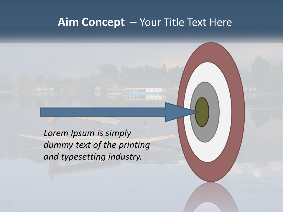 Kashmir Seller Lake PowerPoint Template