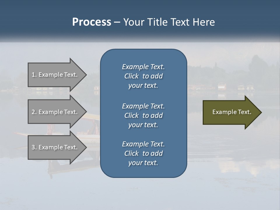 Kashmir Seller Lake PowerPoint Template