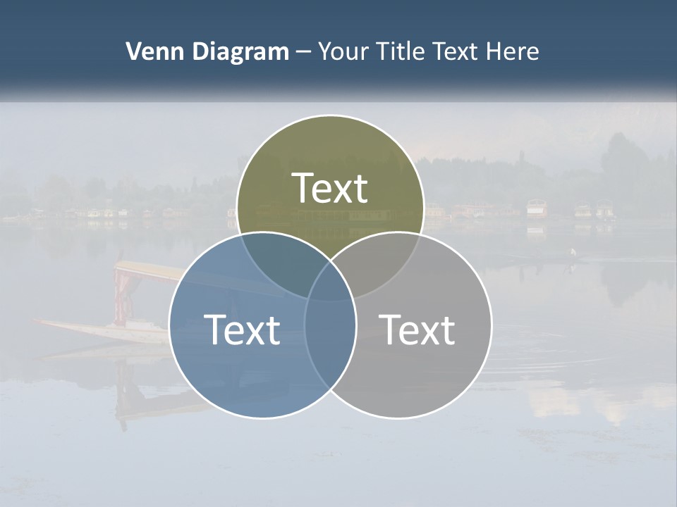 Kashmir Seller Lake PowerPoint Template