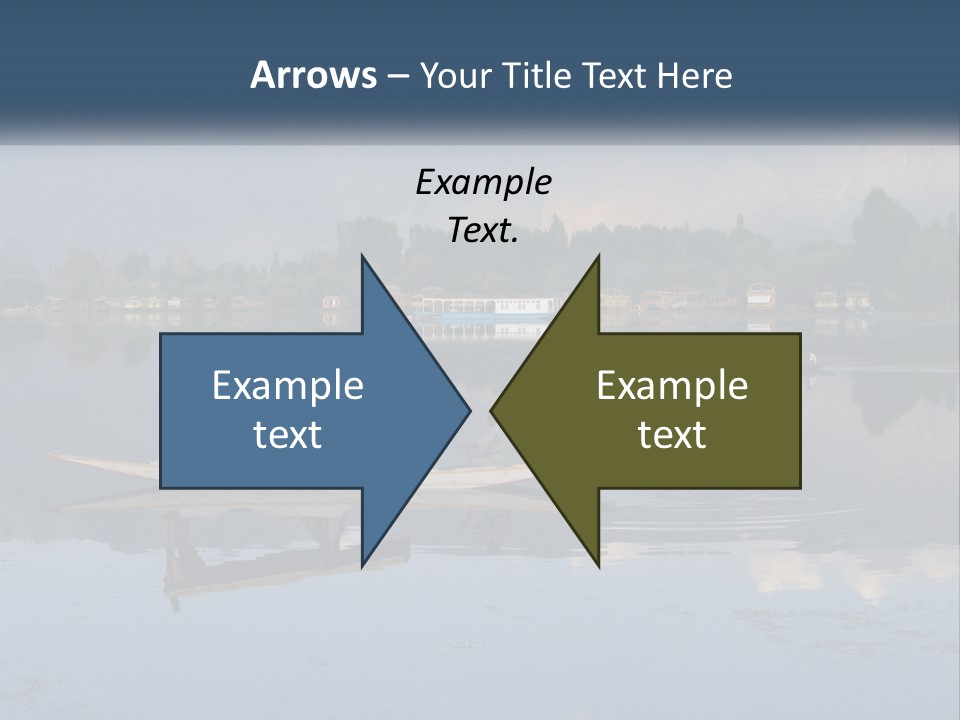 Kashmir Seller Lake PowerPoint Template