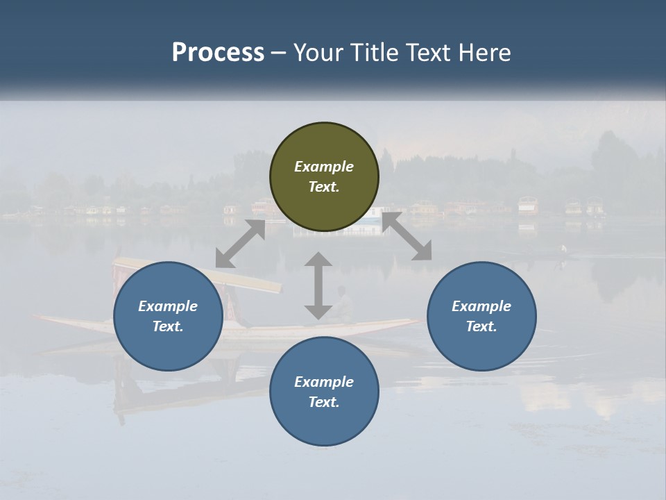 Kashmir Seller Lake PowerPoint Template