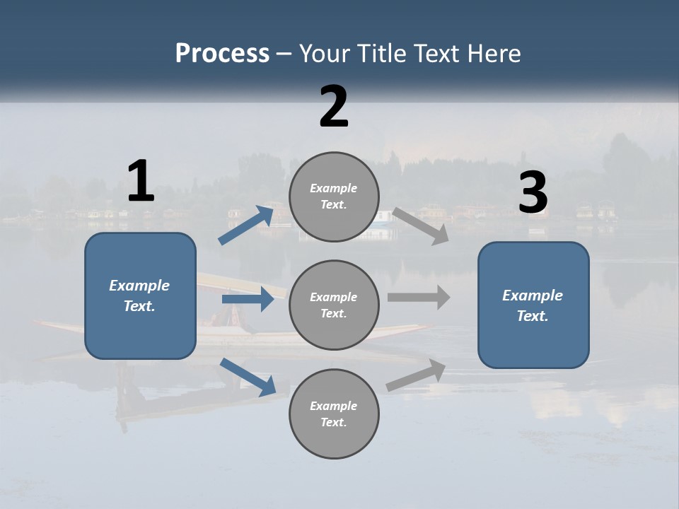 Kashmir Seller Lake PowerPoint Template