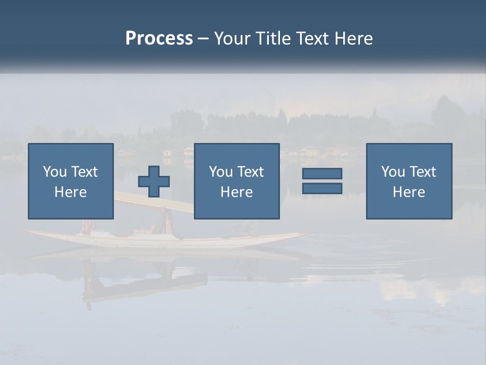 Kashmir Seller Lake PowerPoint Template