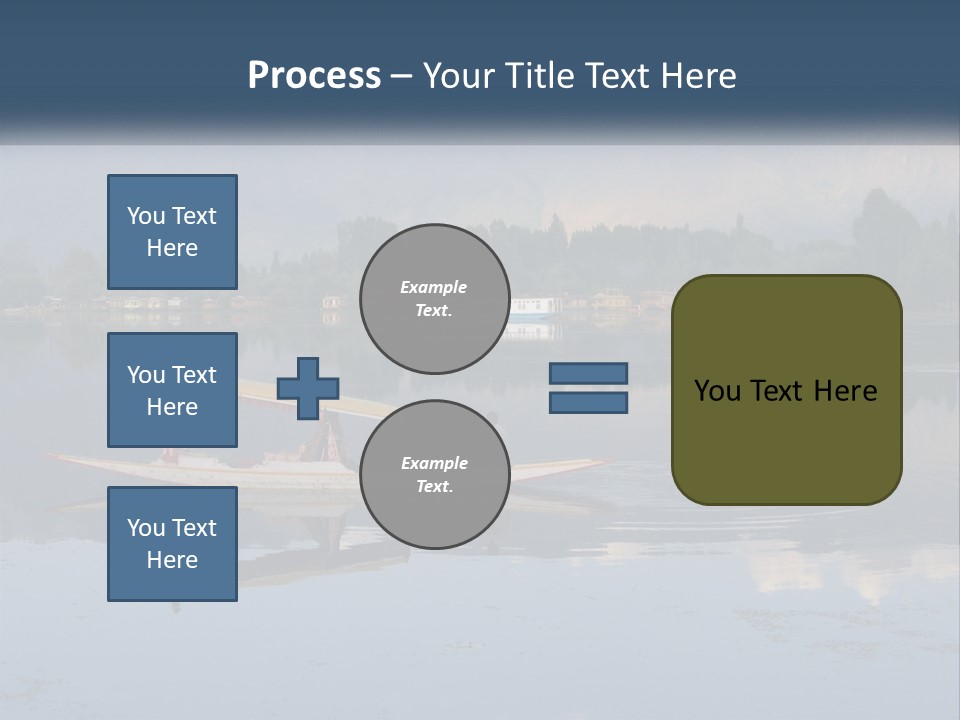 Kashmir Seller Lake PowerPoint Template