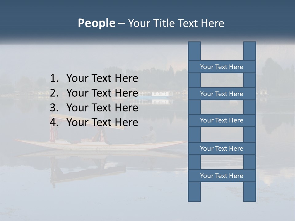 Kashmir Seller Lake PowerPoint Template