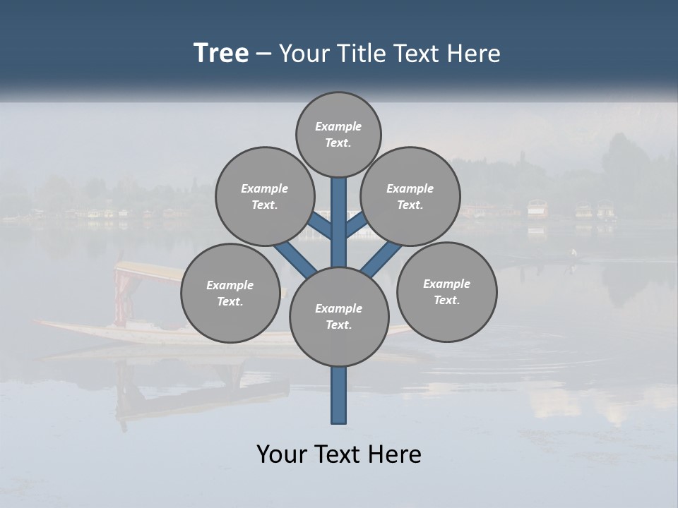 Kashmir Seller Lake PowerPoint Template