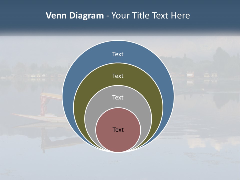 Kashmir Seller Lake PowerPoint Template