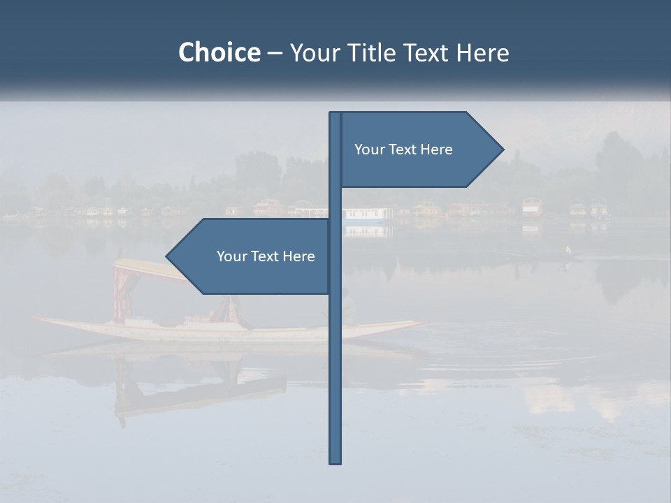 Kashmir Seller Lake PowerPoint Template