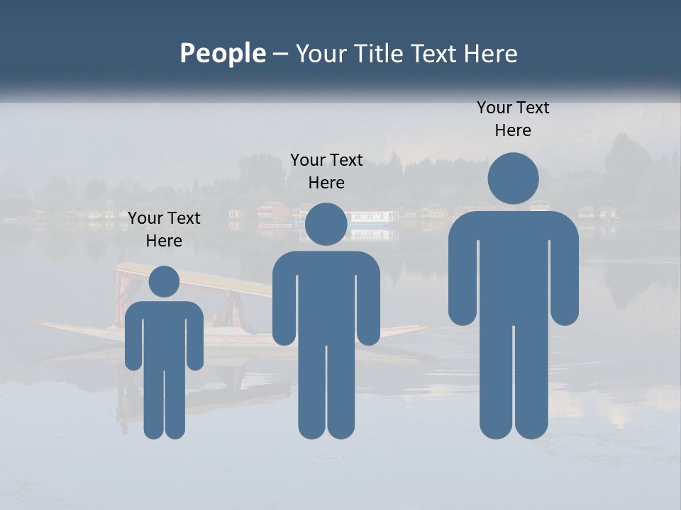 Kashmir Seller Lake PowerPoint Template