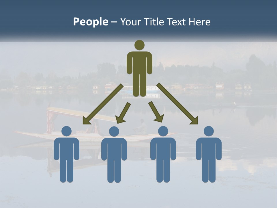 Kashmir Seller Lake PowerPoint Template