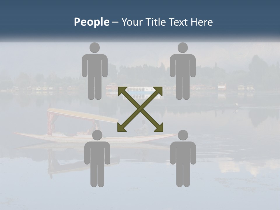 Kashmir Seller Lake PowerPoint Template