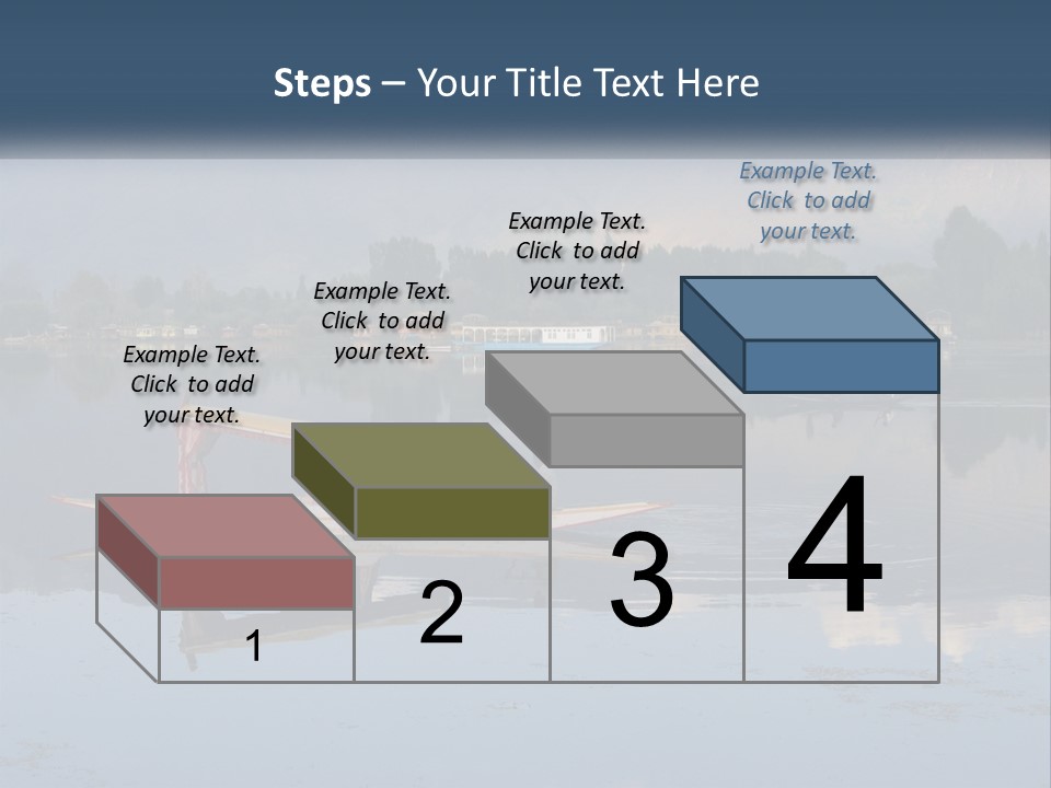 Kashmir Seller Lake PowerPoint Template