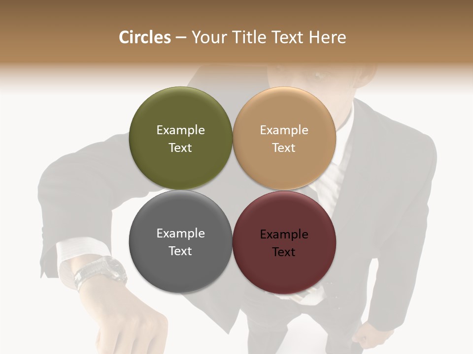 Tie Human Businessman PowerPoint Template