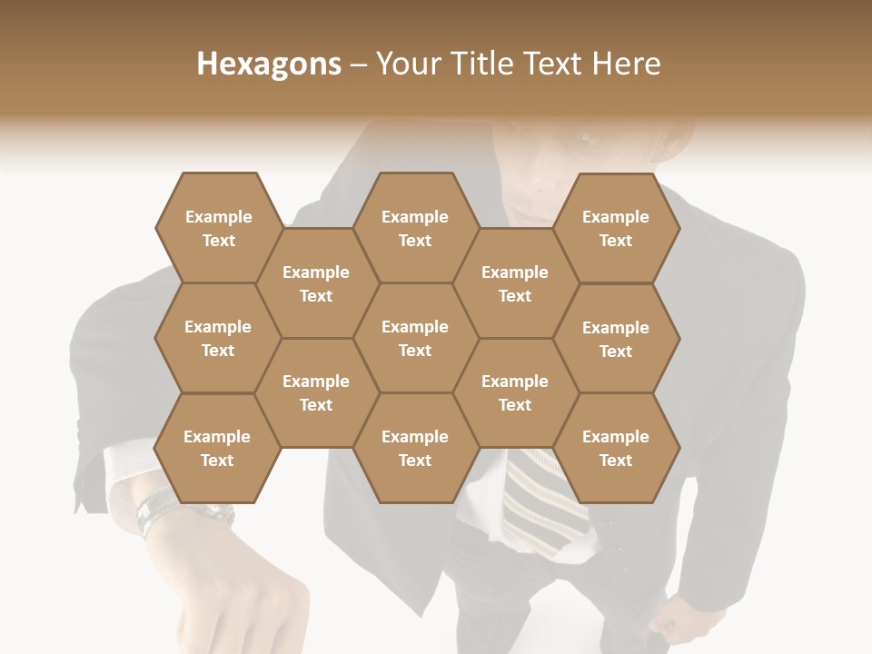 Tie Human Businessman PowerPoint Template