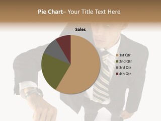 Tie Human Businessman PowerPoint Template