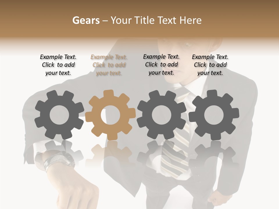 Tie Human Businessman PowerPoint Template