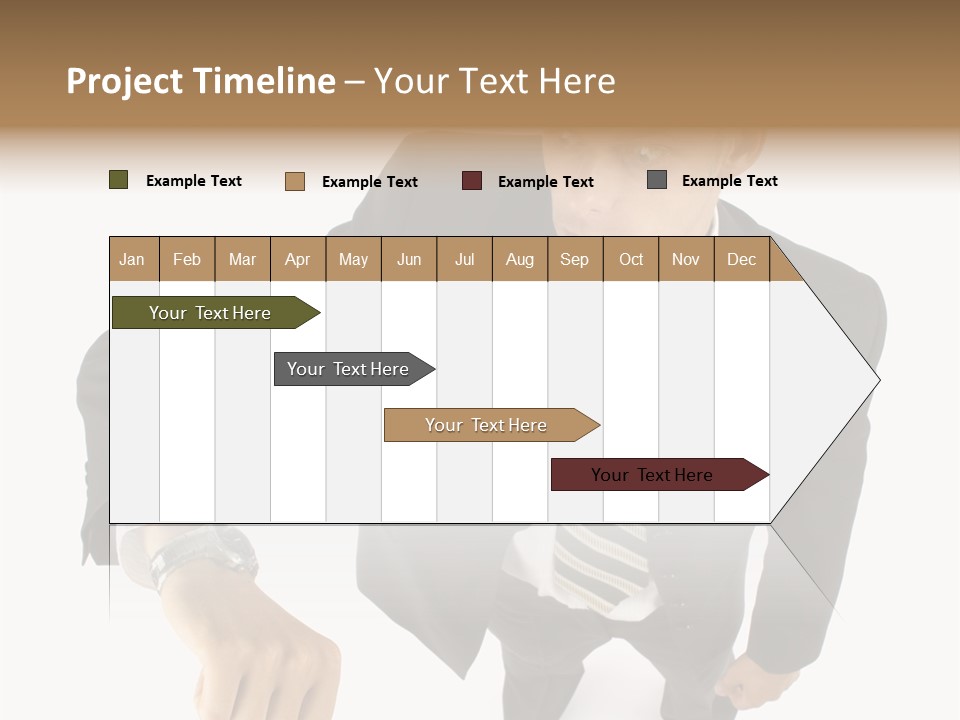 Tie Human Businessman PowerPoint Template