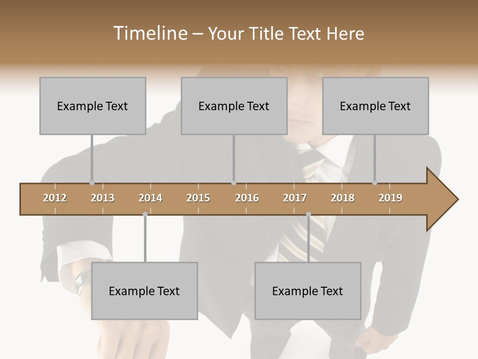 Tie Human Businessman PowerPoint Template