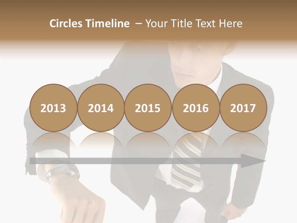 Tie Human Businessman PowerPoint Template