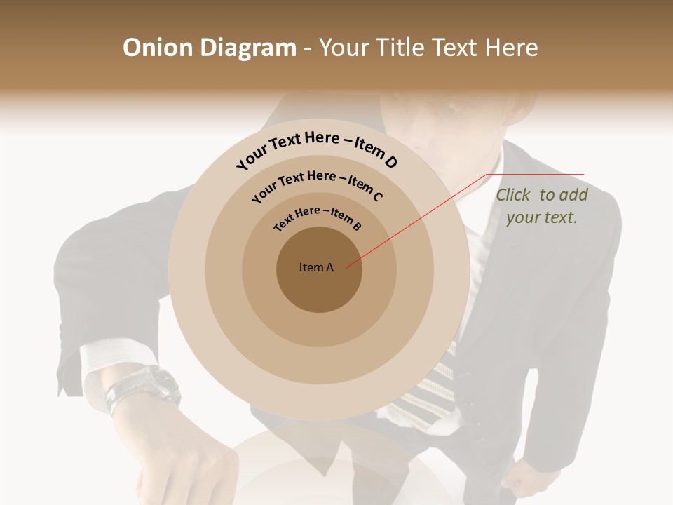 Tie Human Businessman PowerPoint Template