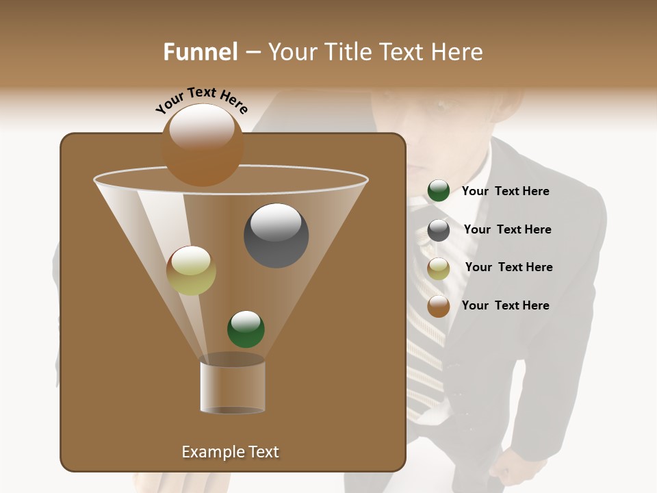 Tie Human Businessman PowerPoint Template