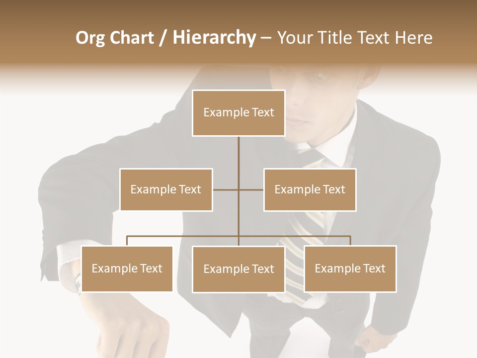 Tie Human Businessman PowerPoint Template