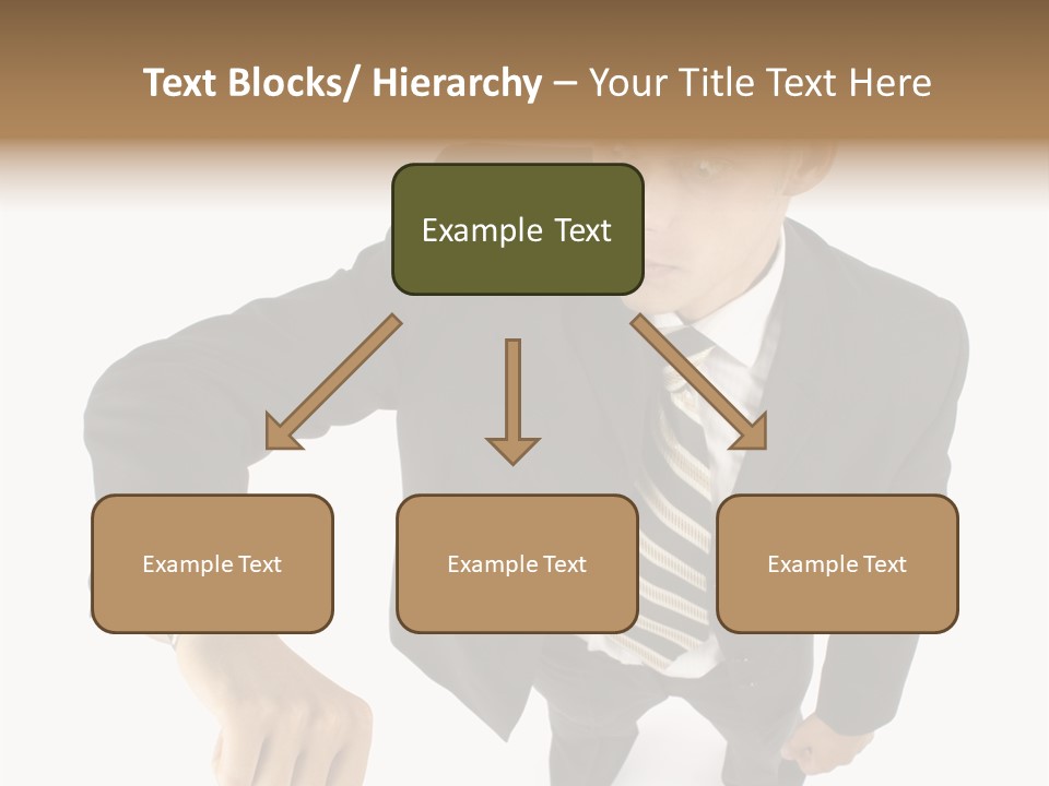 Tie Human Businessman PowerPoint Template