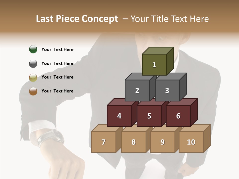 Tie Human Businessman PowerPoint Template