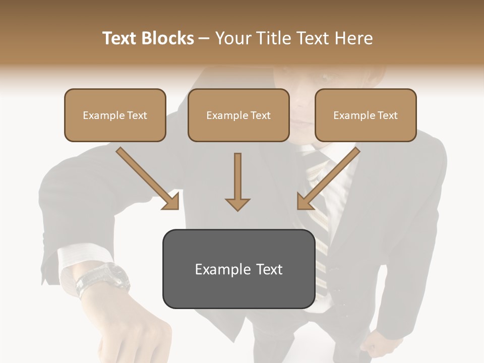 Tie Human Businessman PowerPoint Template