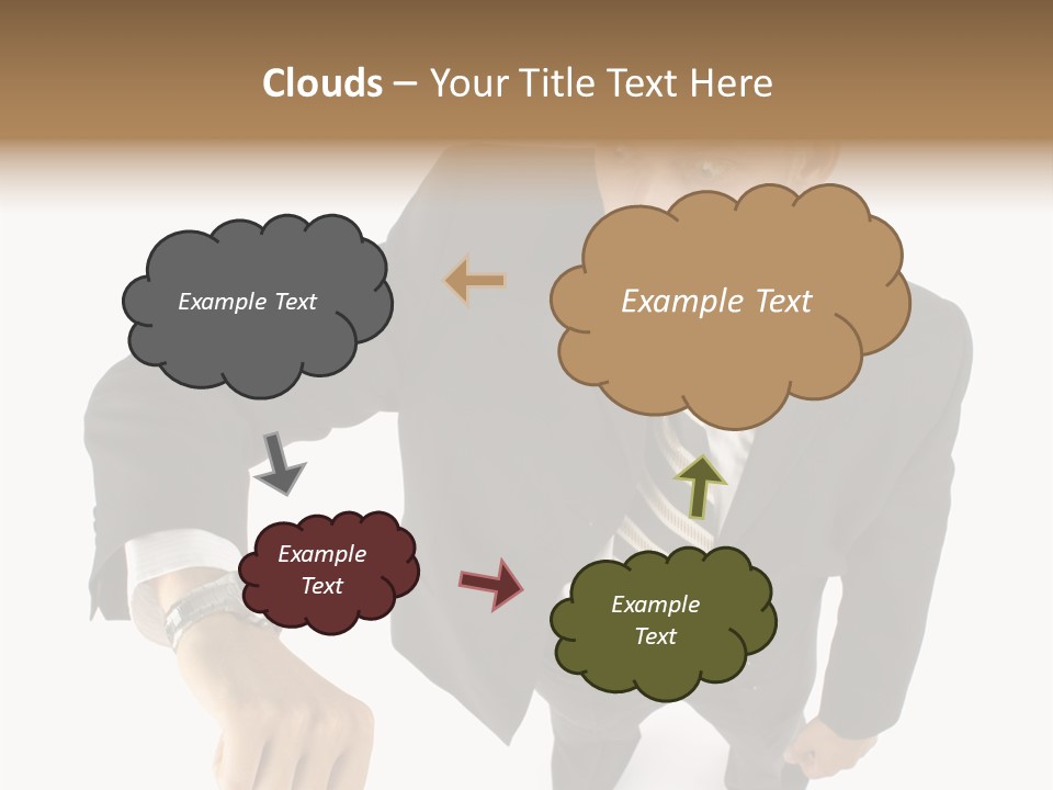 Tie Human Businessman PowerPoint Template