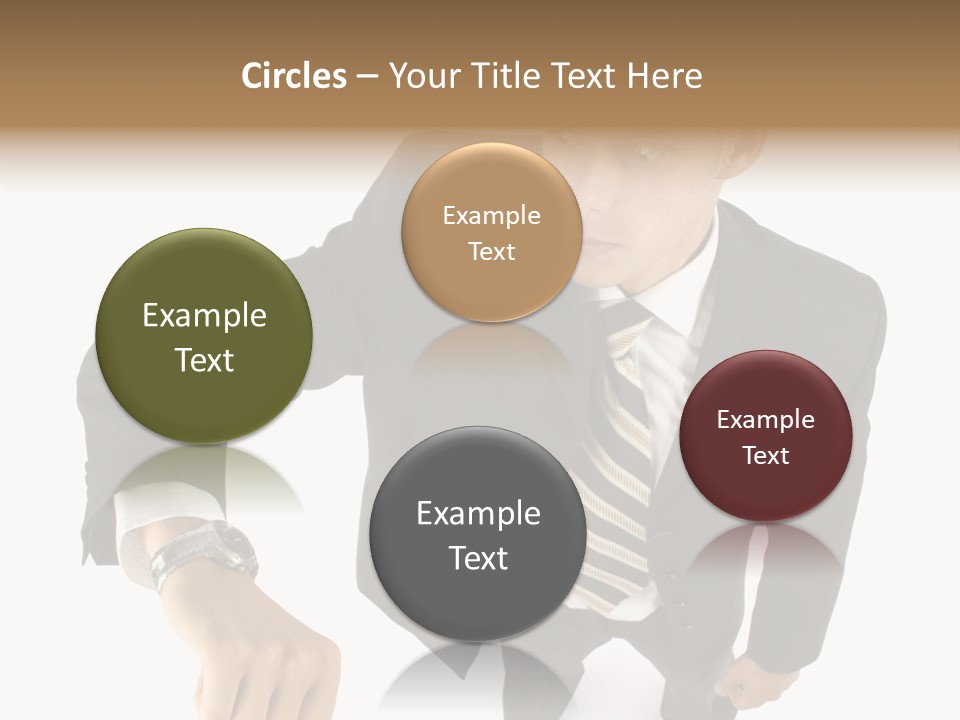 Tie Human Businessman PowerPoint Template