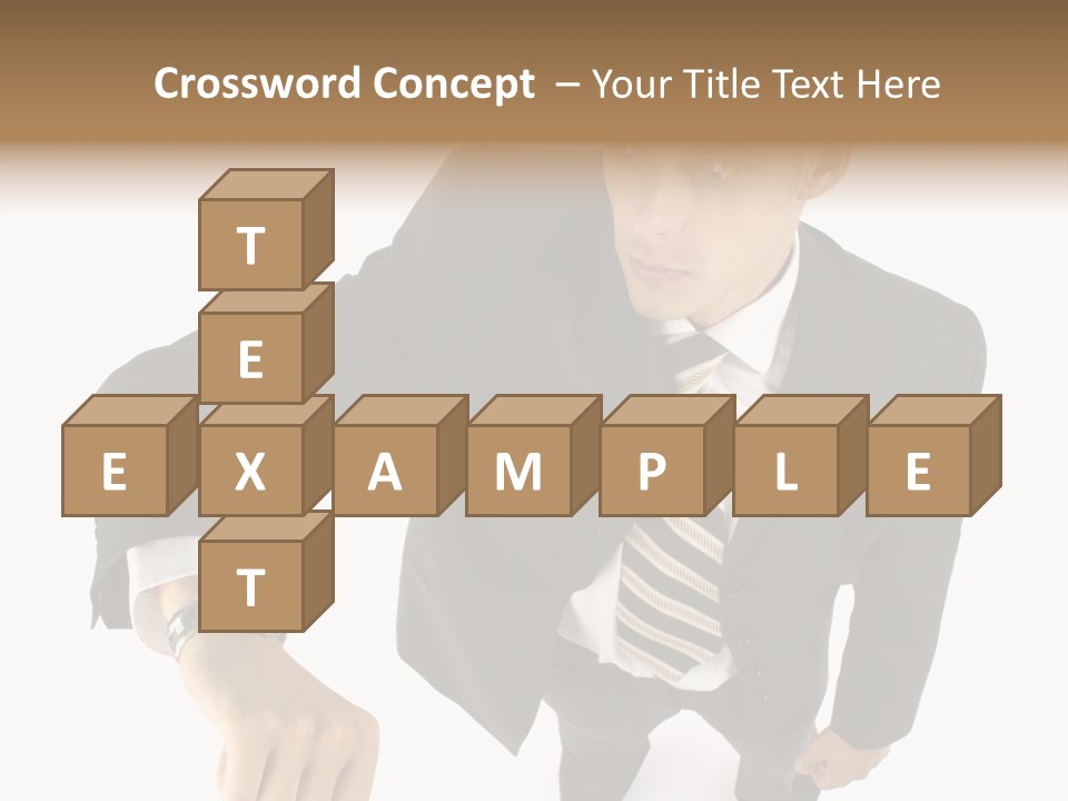 Tie Human Businessman PowerPoint Template