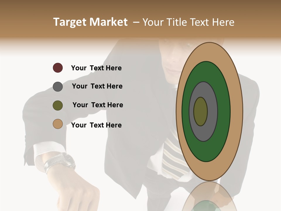 Tie Human Businessman PowerPoint Template