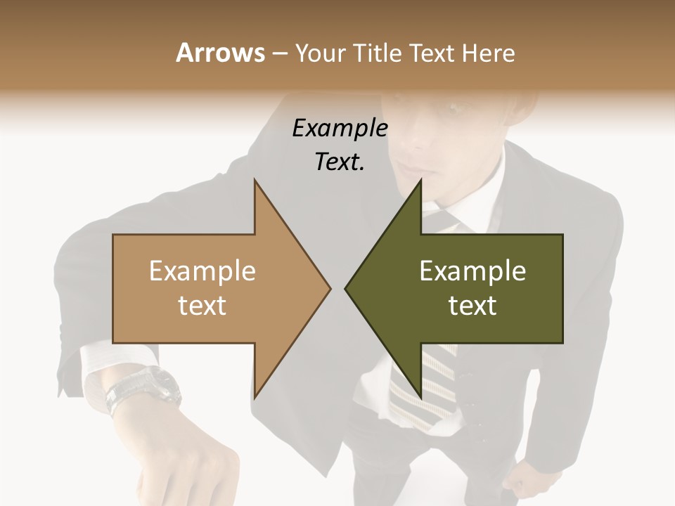 Tie Human Businessman PowerPoint Template